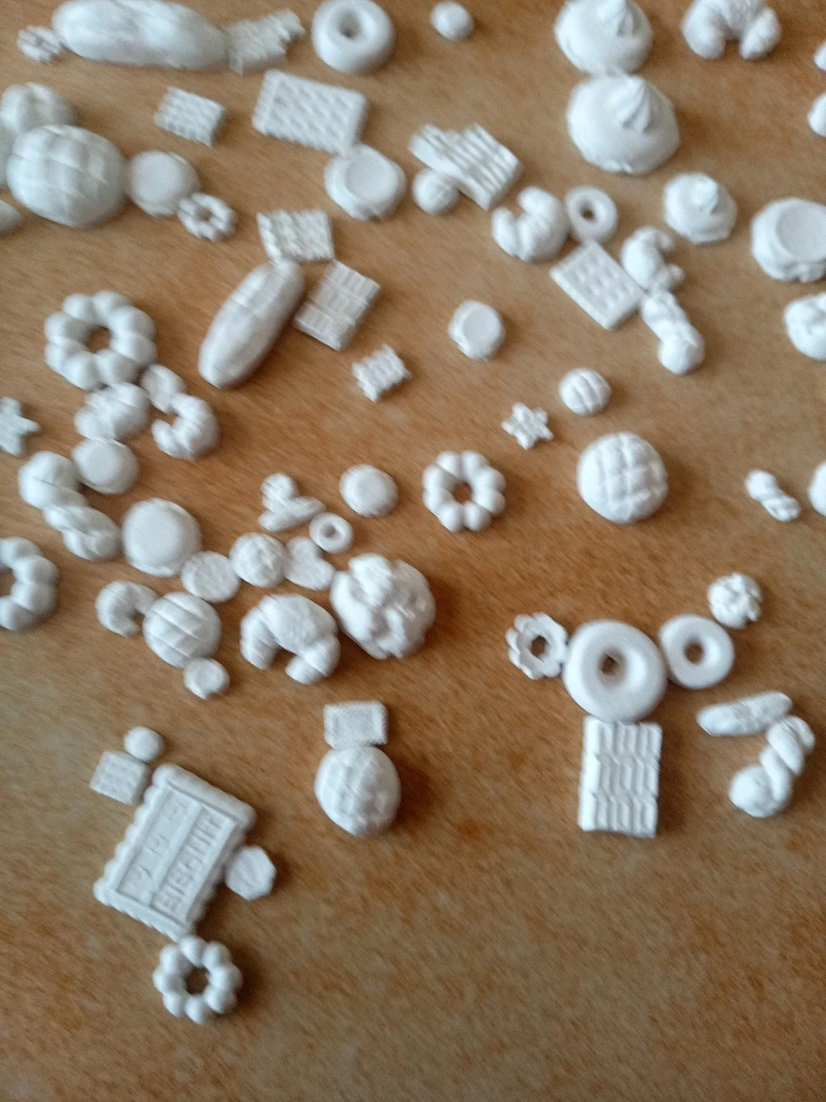 set met witte miniaturen om te schilderen / Creatief vrije tijdsbesteding – Bakkerij & Patisserie – photo 6